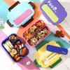 304 Stainless Steel Double Compartment Lunch Box for Students & Office Workers