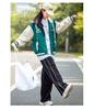 Girls' Loose Cuffed Sports Pants - Trendy Slimming Casual Sweatpants for Junior and High School Students