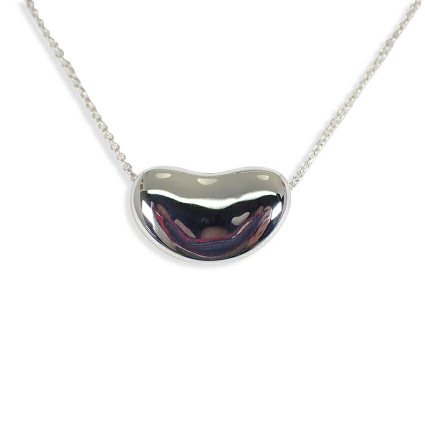 

[Б/у] TIFFANY/Tiffany 925 Bean Подвеска/ожерелье [g380-36]