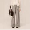 Autumn 2025 Women's Khaki Casual Wide-Leg Pants