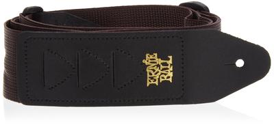 4250 Guitar Strap Brown PICKHOLDER STRAP BROWN with Pick [Authentic] (Strap Holder)