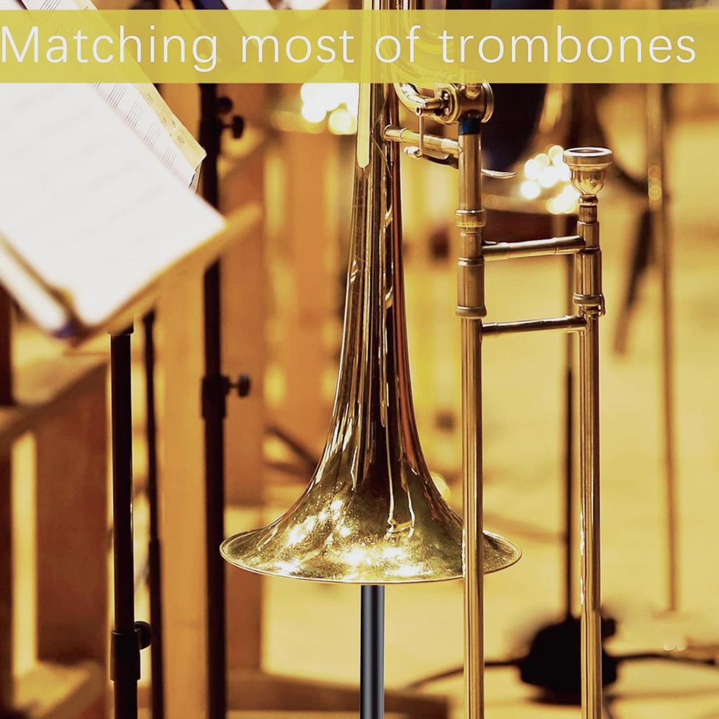 Trombone Bracket Adjustable Stand Bracket Triangular Design Height Adjustment Music Instrument Accessory For Live Streaming