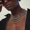 Unisex Hip-Hop Cuban Chain: Stainless Steel & Titanium Necklace
