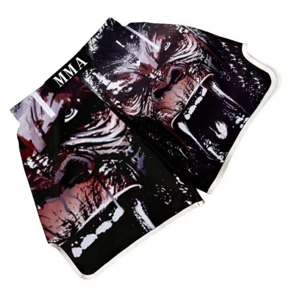 Fighting Gym Muay Thai Boxing Shorts Professional Boxing Sanda Suits Training Competition Fighting Fighting Shorts Fitness Men and Women XXS