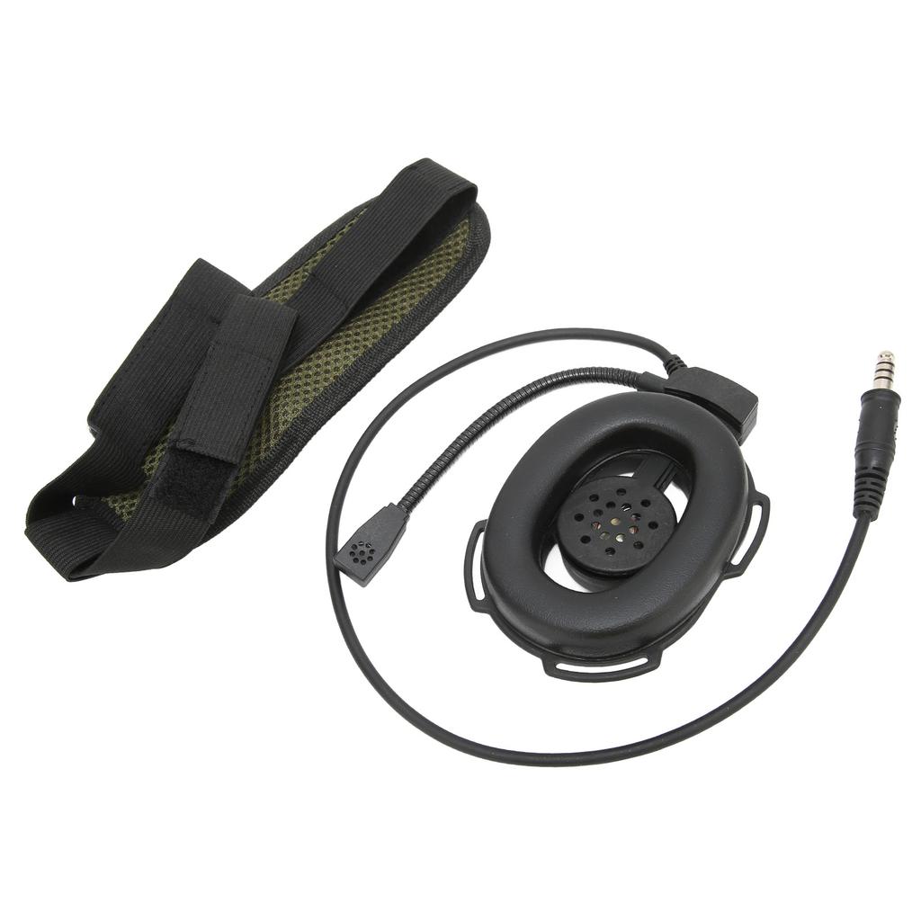 Motorcycle Unilateral Headset U94 PTT Military Heavy Duty Headset for Hytera PD‑780 PD‑785 PD‑788
