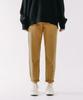 WV PROJECT Plain Cotton Elastic Waist Pants Beige Cjlp7432