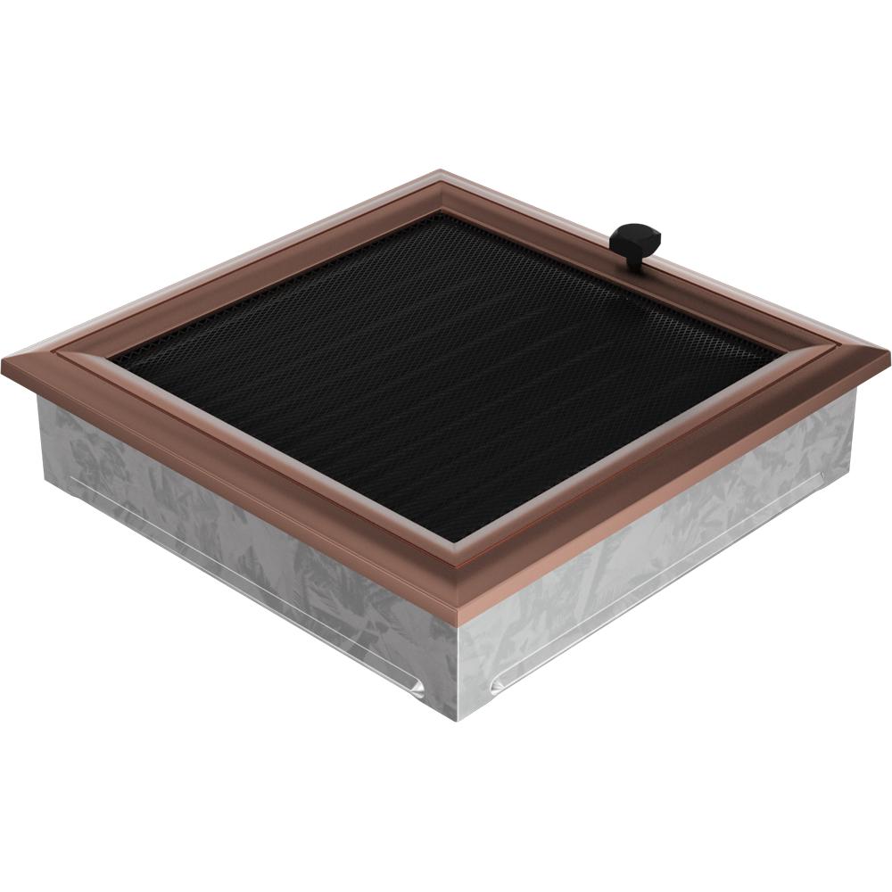 Vent Cover Oskar 22x22 Copper with Blinds