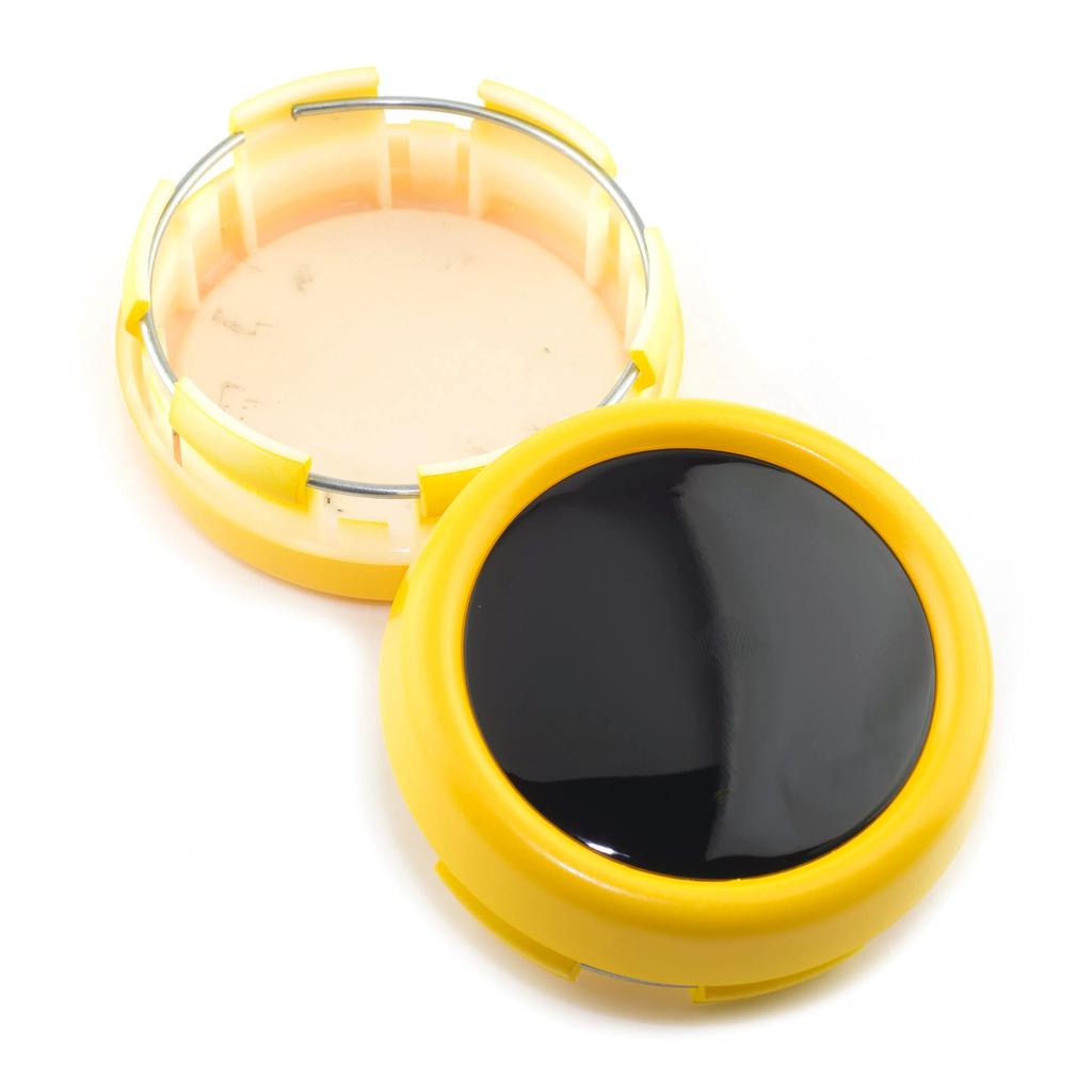 Rhinotuning Cache Central 79mm 73mm Cache Central de Roue Jaune