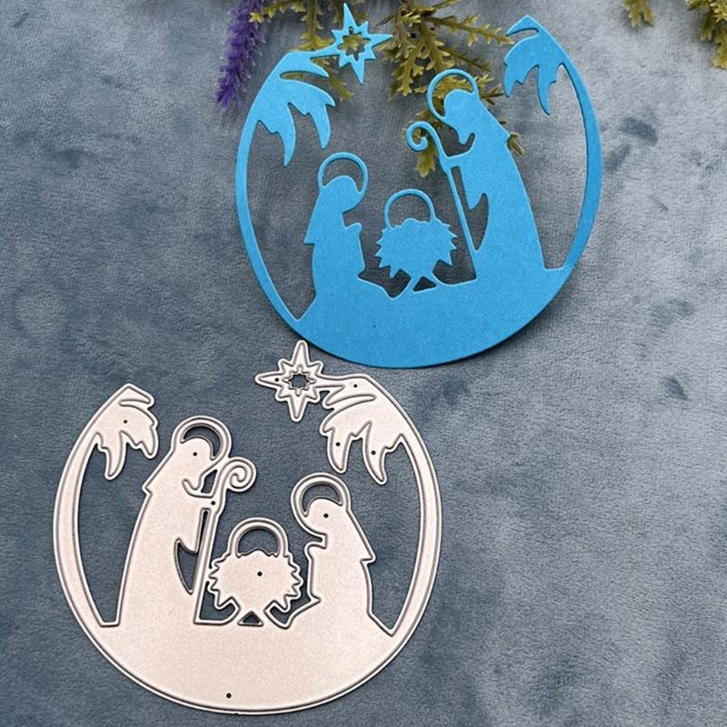 Nativity Metal Cutting Dies Stencils for DIY Scrapbooking Decorative Embossing Paper Cards Template Decoration Die Cuts