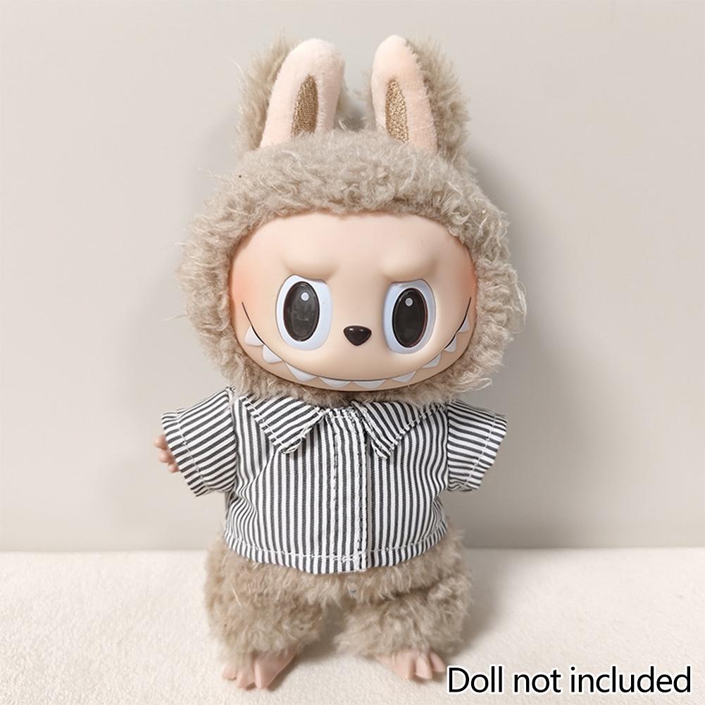 

Для 17см куклы Лабубу Одежда Модная одежда Рубашки Одежда для кукол Подходящий по цвету Шорты Аксессуары для кукол Милое украшение Маленькая одежда 04#