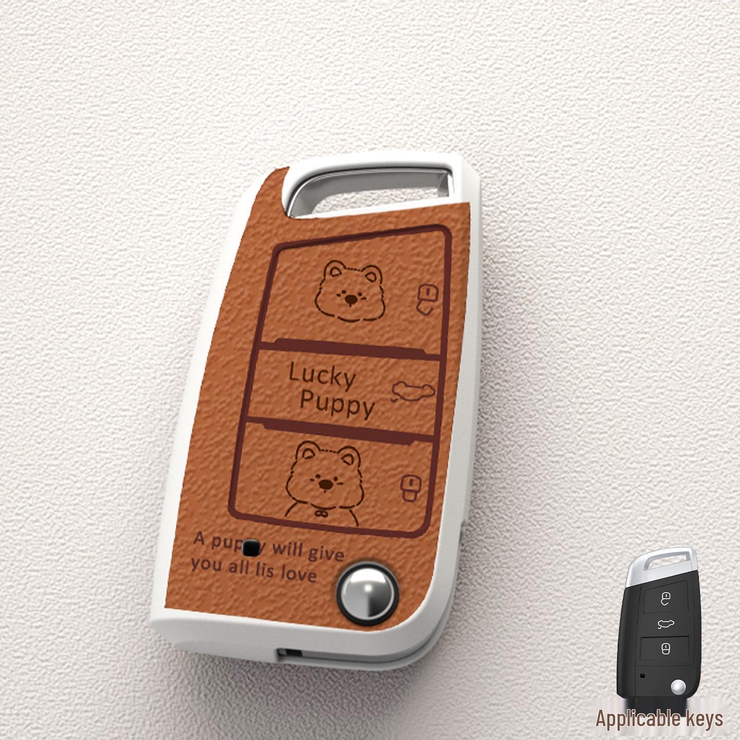 

Protective Key Cover for Volkswagen: ID3, ID4X, Tiguan L, Lanxun, Lingdu, Passat, Golf 8