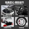 1: 24 Mitsubishi EVO9 Street Car Alloy Car Model Die Casting Metal Toy Car Model Simulation Sound and Light Children's Gift