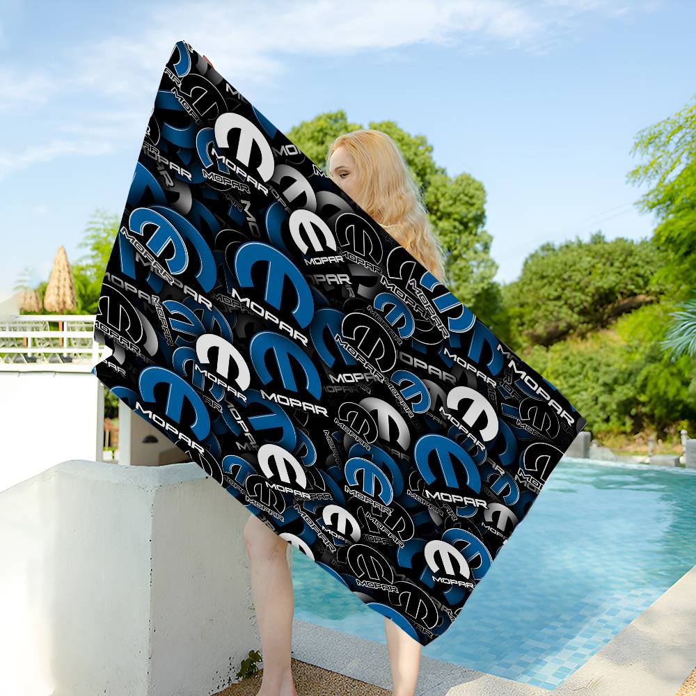 M-Mopar Anime Young Microfiber Blanket Quick Drying Beach Towels Oversized Printing Super Absorbent Pool Towel Blanket