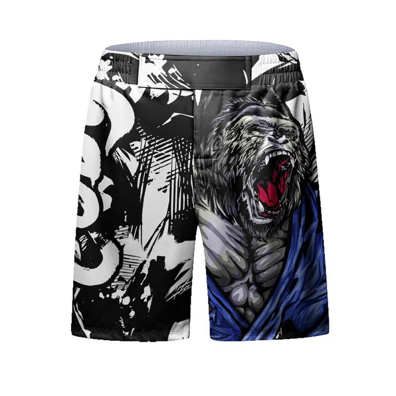 Mens 3D Printed Quick-Dry Stretch Athletic Compression Set Basketball Gym Running Cycling