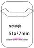 Transparent PVC Badge Sleeve for 58x75mm Anime Merchandise