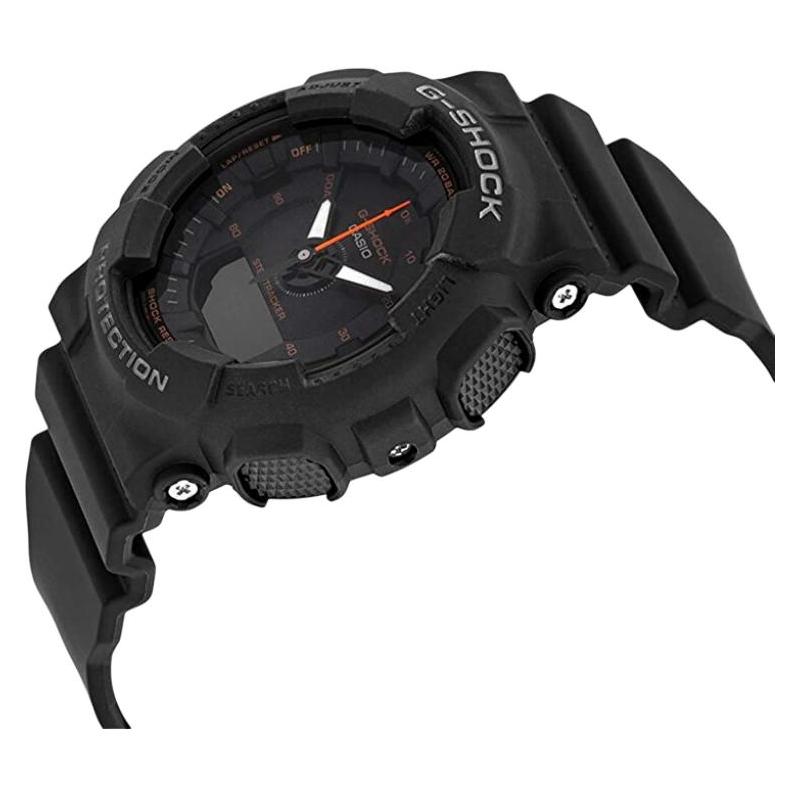 Casio CASIOG-SHOCKS-SERIES Pedometer Function Watch Quartz Movement Resin Strap Japanese and Korean Watch Women's Watch Black Dial GMA-S130VC-1A