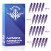 Purple Integrated Tattoo Needle, Cutting Thread and Fogging 20 Pcs Tattoo Tattoo Tattoo Embroidery, Blue Crescent Moon, Purple Needle Tattoo Equipment
