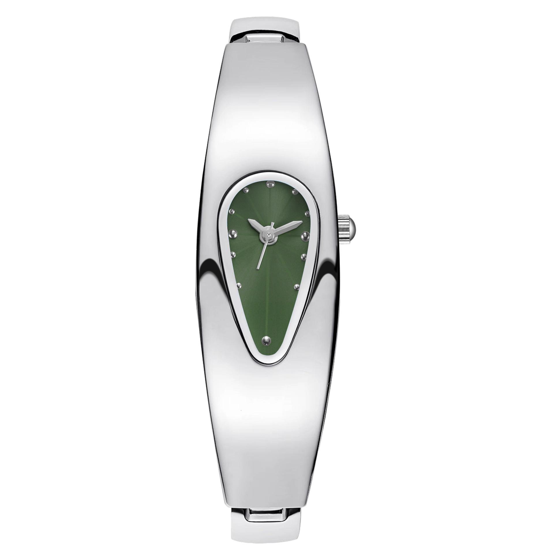Millennium Stijl Speciale Vorm Waterdruppel Horloge Vrouwelijk Niche Licht Luxe High-End Gevoel Mode Trend Waterdicht Armband Horloge white