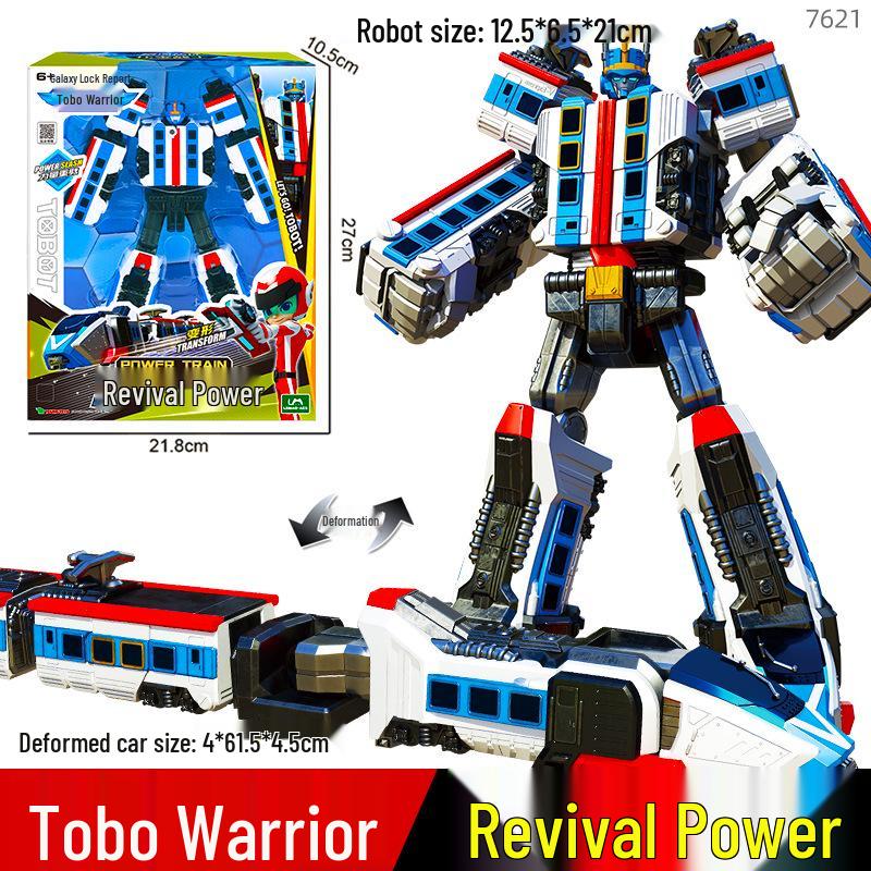 Tobot Warriors Transforming Car Robot Toy - Galaxy Detectives Sonic Thunder for Boys
