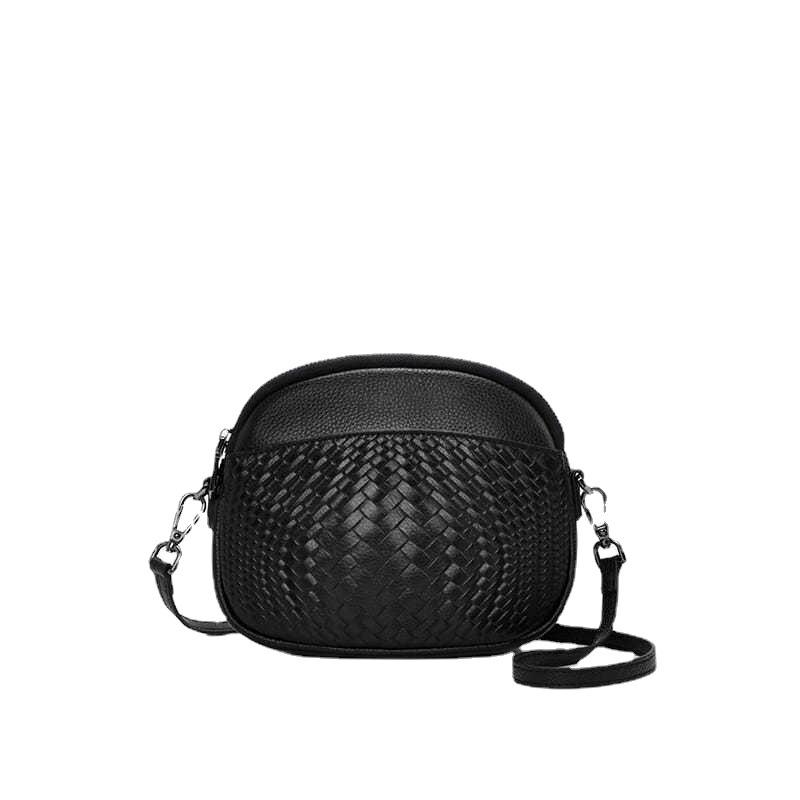 

Новая модная кожаная сумка через плечо для женщин. Универсальная и модная маленькая круглая сумка на весну и лето для женщин на одно плечо.