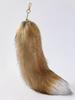 Trendy Faux Fox Fur Tail Pendant Keychain and Bag Charm