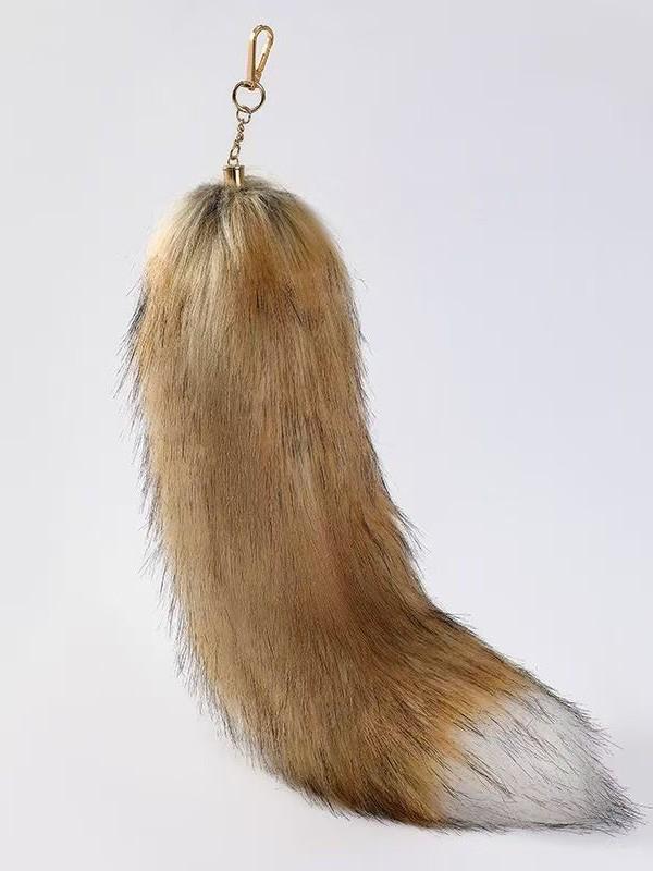 Breloc și pandantiv de geantă la modă cu coadă de vulpe faux