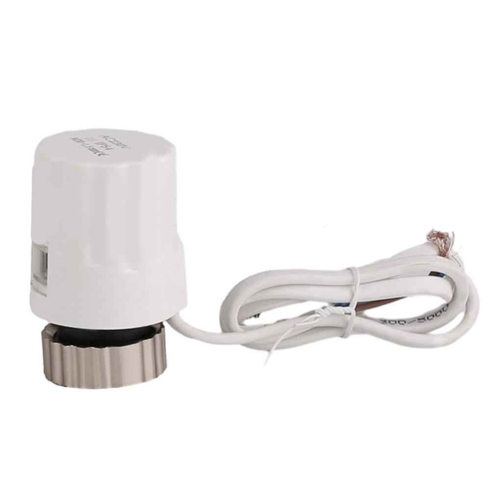 1 STK Elektrothermischer Stellantrieb Weiß AC230V M30*1,5mm Fußbodenheizung Heizkörper Wohnzimmer Renovierung DIY Zubehör