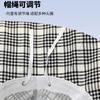 Ruth strap bucket hat big brim sunshade sunscreen hat summer outing versatile plaid hat woman
