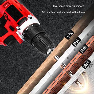 High-Power Portable Handheld Electric Screwdriver & Impact Drill for Wood Drilling