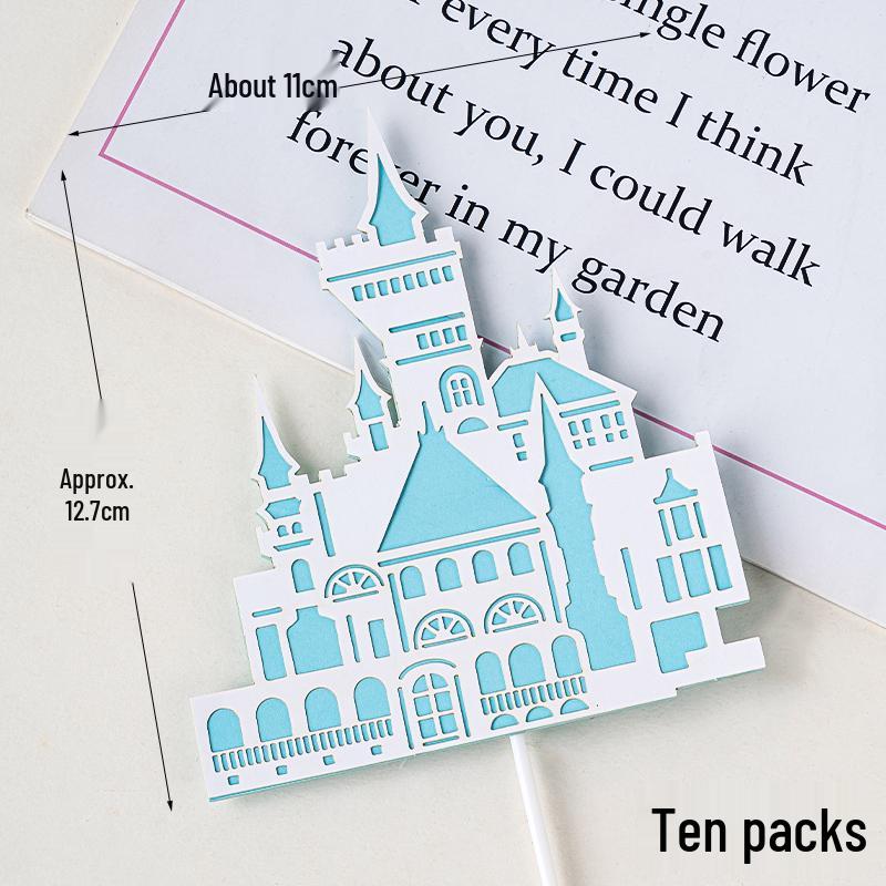 

Тривимірний набір топперів для торта «Замок казкової принцеси»