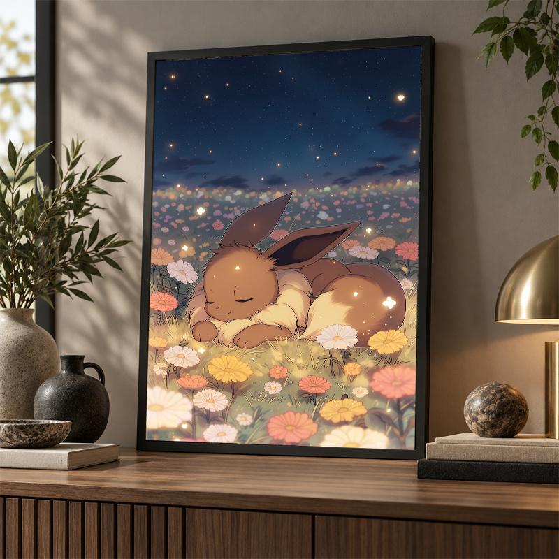 5D Diamond Painting Eevee DIY Full Drill Diamond Art Kit Home Decoration