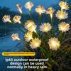 Solar Fiber Optic Flower Stake Lights IP44 LED Lamp for Garden Yard Lawn Outdoor Decor