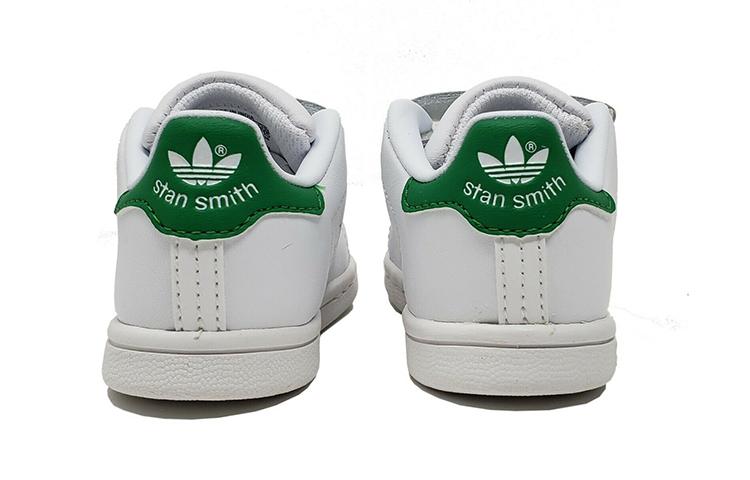 adidas Originals CF Abrasion Resistant Low Top Toddler Shoes White Green Infant And Toddler M20609
