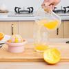 Manual Juicer 450ml Compact Container Non Slip Stable Base Portable Citrus Squeezer for Lemons Limes Oranges Easy To Clean Travel Friendly Kitchen