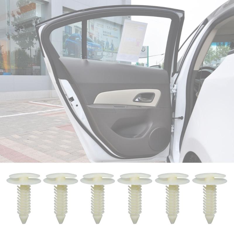 Upgrades Car Door Clip Set 30PCS Ergonomic Installation Nylon Fasteners Prevent Rattle & Movement for Automotive 363137