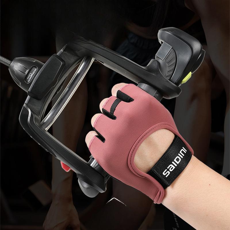 Fitness Gloves for Men and Women Half Finger Thin Yoga Sports Outdoor Cycling Exercise Anti Slip Wear Resistant Half Finger Gloves