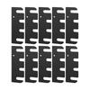 10 Pieces Door Hinge Repair Shim Coated Finish Easy to Install Hole Filler Plate for