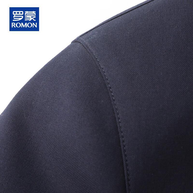 ROMON Men's Wool Blend Executive Coat with Detachable Down Liner