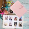 PU Picture Storage Book Pink Blue Purple Ticket Organizer Album  Card Collection