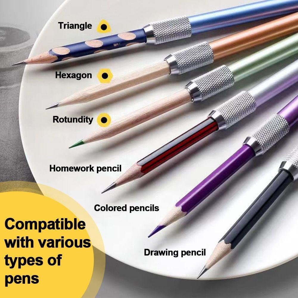 Adjustable Pencil Extension Holder Universal Pencil Lengthper Pencil Extender  Students/Artist