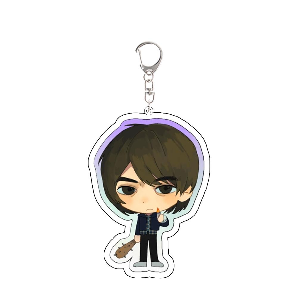 

Acrylic KeyChain Steve Dustin Erica Robin Nancy Mike Peripheral Exquisite Creativity Student Backpack Accessories Festival Gift