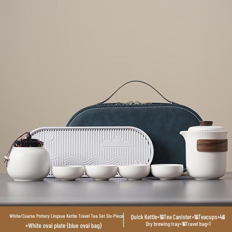 Rough Pottery Travel Tea Set