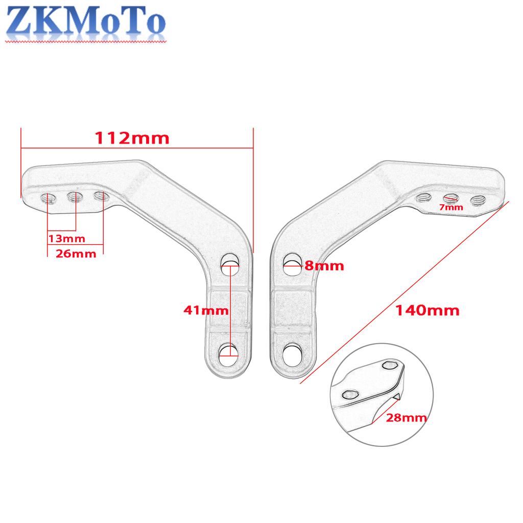 Motorcycle CNC Hand Guard Installation Fixed Bracket 28mm For KTM SX SXF XC XCF EXC EXCF XCW XCWF TPI SIX DAYS 125-500 2008-2024
