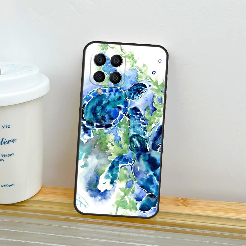 Sea Turtle Turquoise Oceanlife Case For Samsung Galaxy M53 M13 M06 M16 M31 M11 M35 M55 M15 M56 M36 M12 M32 M52 M14 M34 M54
