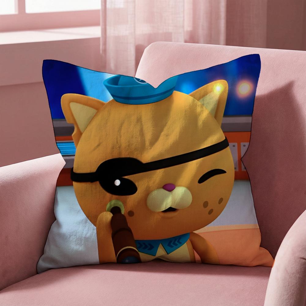The O-Octonauts Cushion Cover Multi-Scene Pillow Cover for Home & Car - Reversible, Soft & Durable for Daily Use