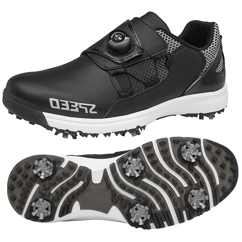 Size 36-47 Men Women Golf Shoes Quick Lace Professional Luxury Golf Light Weight Walking Footwears