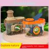 Kit de Captura de Insetos para Crianças Brinquedo Educacional de Biologia Química Lupa Dupla