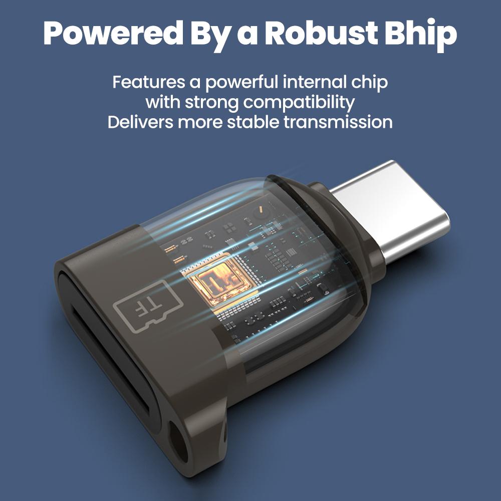 Portable Type C 3.0 Card Reader TF Memory Card Reader USB Flash Drive Cardreader For PC Laptop Accessories Mini TF Card Reader