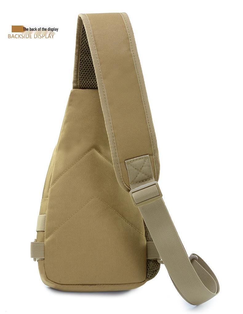 Men's Outdoor Multifunctional Crossbody Chest Bag with Water Bottle Holder - Ideal for Travel, Sports, and Mountaineering