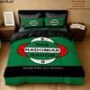 Radomiak Radom Pattern Bedding uilt Set uilt Cover Pillowcase Home Decoration Birthday Gift (1 * duvet cover + 2 * pillowcase without core)